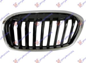 PVC MASKA HROM/SJAJ-CRNA (SPORT LINE/M-SPORT) LEVO