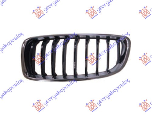 PVC MASKA HROM/CRNA (SPORT LINE) LEVO