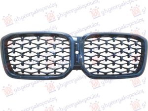 GRILLE PAINTED BLACK (HONEYCOMB) (W/CAMERA HOLE) (M-SPORT)