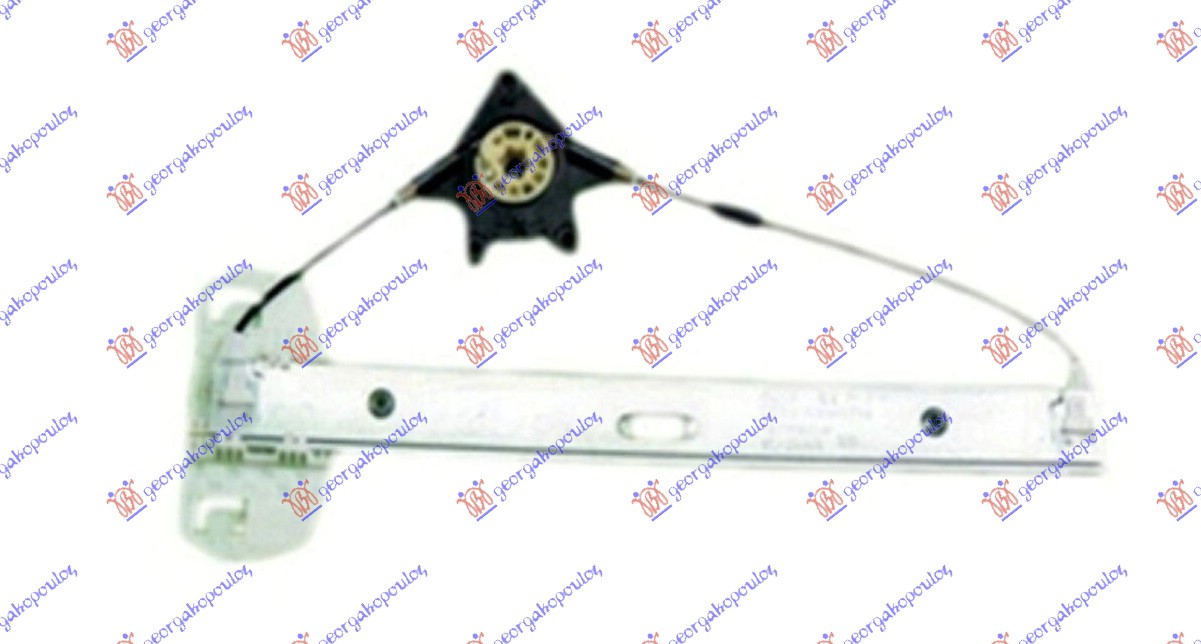 REAR WINDOW REGULATOR ELECTRICAL (W/O MOTOR)