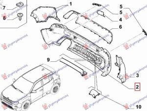 REAR BUMPER (O)(LIMITED)