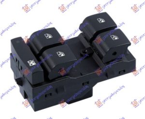 PREKIDAC U PREDNJIM VRATIMA (4 TASTERA) (6 PIN) LEVO