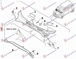 WIPPER PANEL PLASTIC (O)