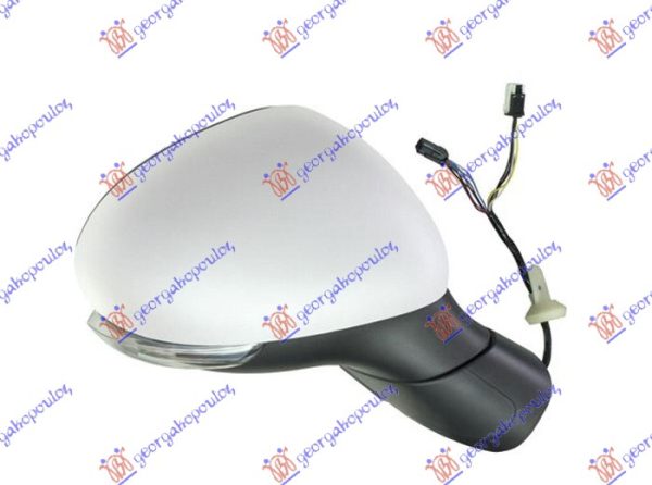 DOOR MIRROR ELECTRICAL HEATED W/CROME COVER (W/SIDE LAMP & SENSOR) (CONVEX GLASS)