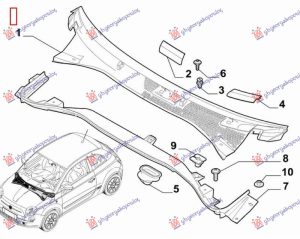 WIPPER PANEL PLASTIC (O)