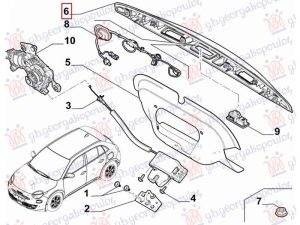 TAIL GATE MOULDING 5th (O)