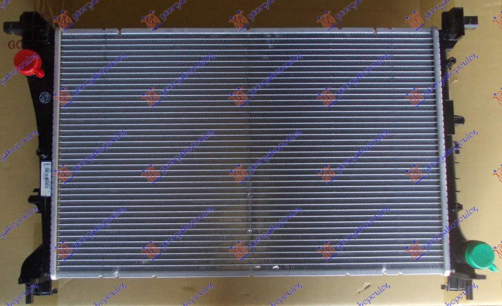 RADIATOR 1.4 (88KW) BENZIN (MAN) - 1.3 MJTD DIZEL (MAN) (620x390x16) (NISSENS)