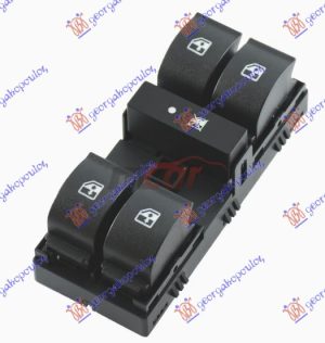 PREKIDAC U PREDNJIM VRATIMA (4 TASTERA) (12 PIN) LEVO
