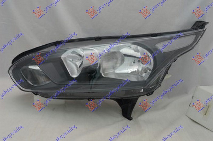 HEAD LAMP ELECTRICAL BLACK (CLEAR LAMP & CLEAR REFLECTOR) (VALEO)