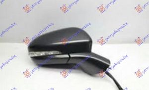 RETROVIZOR ELEKTRICNI SA GREJACEM PM (ELEKTRO-SKLOPIV) (MIGAVAC) (SVETLO) NOSAC PM (ASFERICNO STAKLO) DESNO