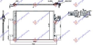 HLADNJAK KLIME 1.6 TDCI ECOnetic (626x470x16)