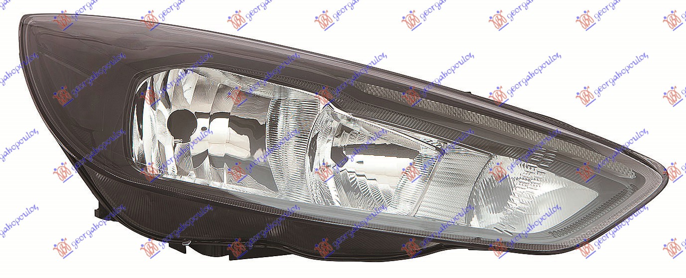 FAR ELEKTRICNI CRNI (H7/H1) SA LED DNEVNIM SVETLOM (SA MOTOROM) DEPO DESNO
