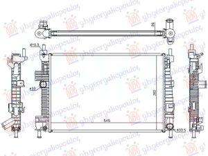 RADIATOR 1.6 TDCi DIESEL MANUAL (545x360x26) (KOYO)