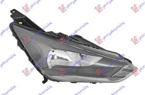 HEAD LAMP ELECTRICAL BLACK W/LED DRL (VALEO)