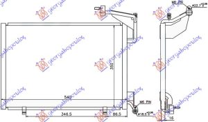 HLADNJAK KLIME 1.5 TDCi (570x357x16)