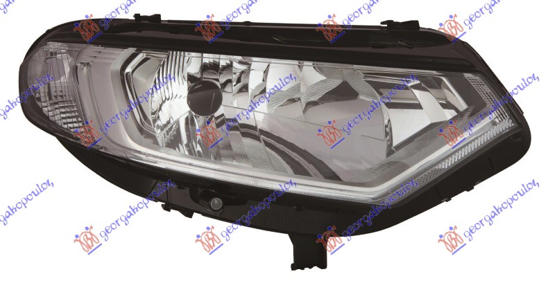 FAR ELEKTRICNI (H4) SA LED DNEVNIM SVETLOM (TYC) DESNO