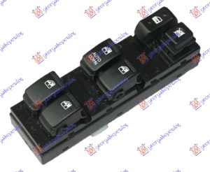 PREKIDAC U PREDNJIM VRATIMA (4 TASTERA) (AUTO DOWN) (16 PIN) LEVO