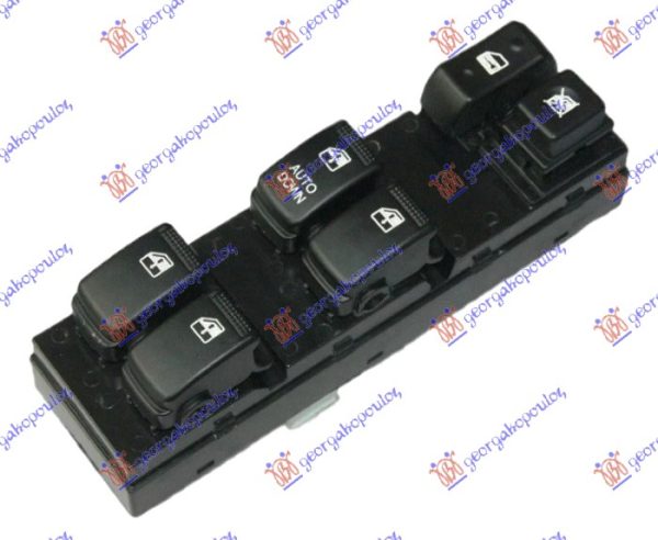 PREKIDAC U PREDNJIM VRATIMA (4 TASTERA) (AUTO DOWN) (16 PIN) LEVO