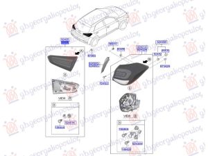TAIL LAMP INNER (O)