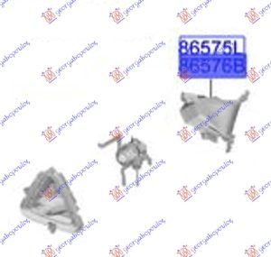 AIRDUCT FRONT BUMPER (FOR VEHICLES W/DRL) (O)