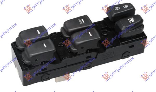 PREKIDAC U PREDNJIM VRATIMA CRNI (4 TASTERA) (16 PIN) LEVO