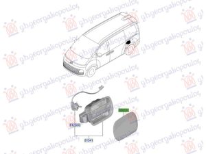 FUEL TANK DOOR (O)