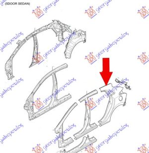 REAR FENDER 5D (O)