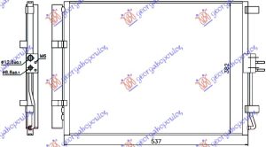 HLADNJAK KLIME 1.4/1.6 CRDi DIZEL (500x385x12)