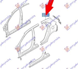 REAR FENDER (H/B) (O)