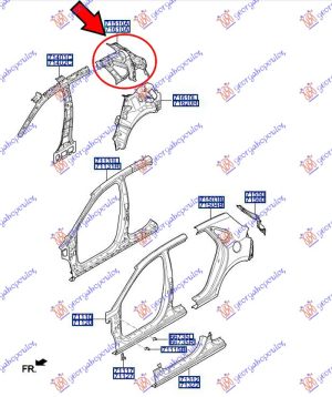 TAIL LAMP PANEL (H/B) (O)