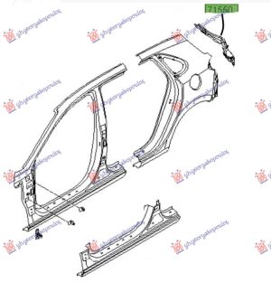 TAIL LAMP PANEL (H/B) (O)
