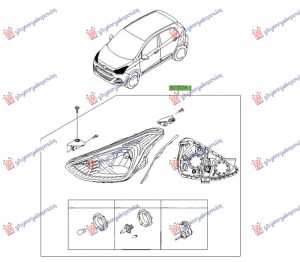HEAD LAMP ELECTRICAL (H4/H7) (O)