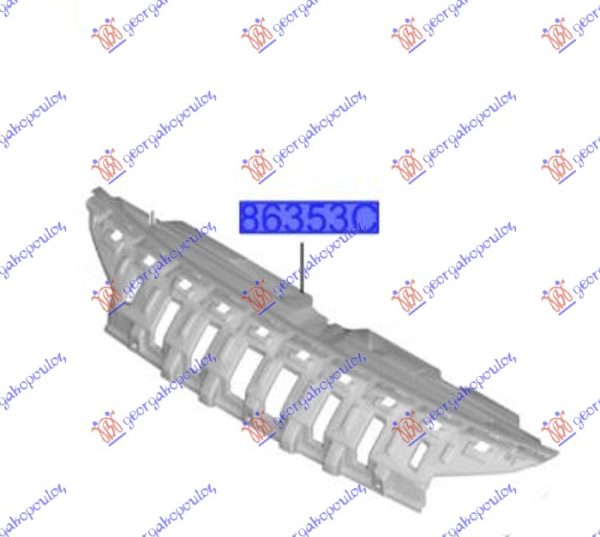FRONT PANEL UPPER PLASTIC COVER N-LINE (O)
