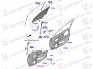FRONT WINDOW REGULATOR ELECTRICAL (O)