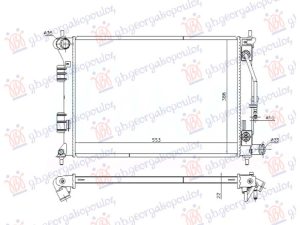 RADIATOR 1.6-1.8-2.0 PETROL AUTOMATIC (550x390x16) (NRF)