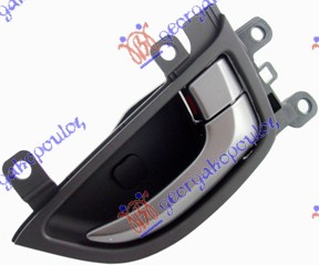 DOOR HANDLE FRONT INNER GREY/BLACK