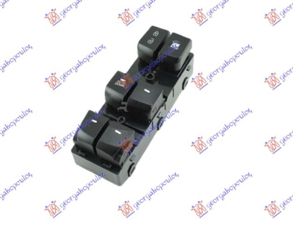 PREKIDAC U PREDNJIM VRATIMA (4 TASTERA) (AUTO DOWN) (16 PIN) LEVO