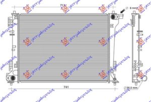 RADIATOR 2.0 CVVT PETROL MANUAL (640x485) (KOREAN) (KOYO)