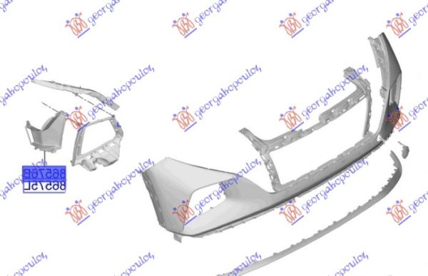 AIRDUCT FRONT BUMPER INNER -2024 (O)