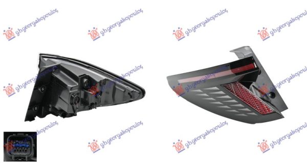 STOP LAMPA SPOLJASNJA CELA LED (EXPORT TIP RUSIJA) LEVO