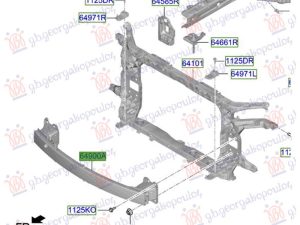 FRONT BUMPER REINFORCEMENT (O)