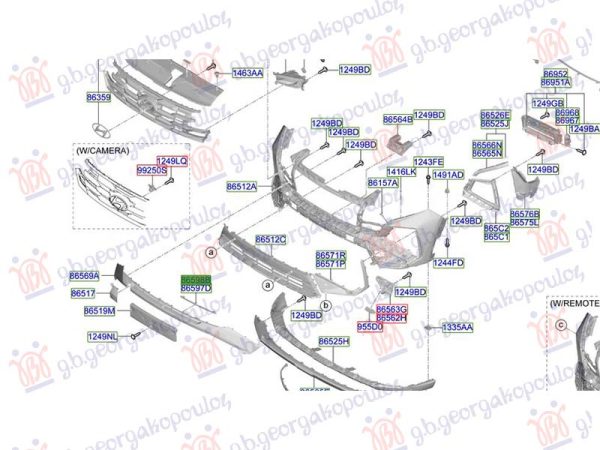 FRONT BUMPER MOULDING