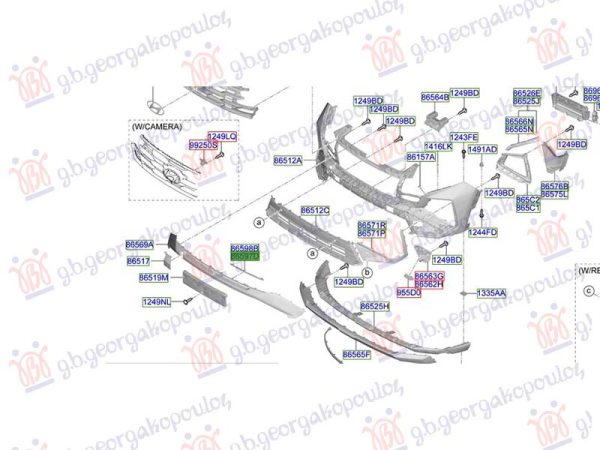 FRONT BUMPER MOULDING