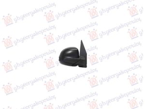 DOOR MIRROR ELECTRICAL HEATED PAINTED BLACK (W/SIDE LAMP) (6Pin) (CONVEX GLASS)