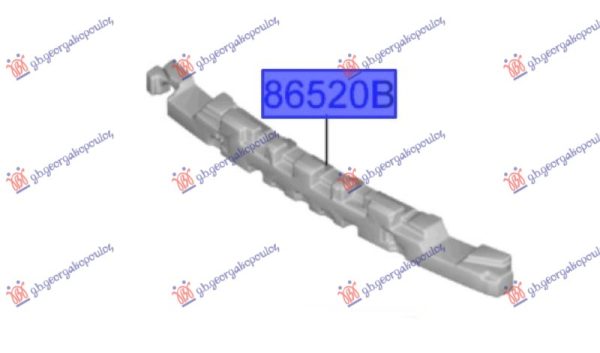 ABSORBER FRONT BUMPER (O)