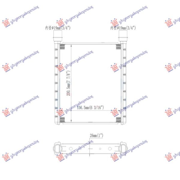 HEATER RADIATOR (156x201)