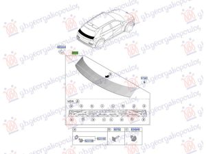 TRUNK LID MOULDING 2024- (O)