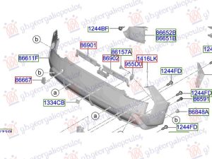 TOW HOOK COVER REAR 2024- (O)