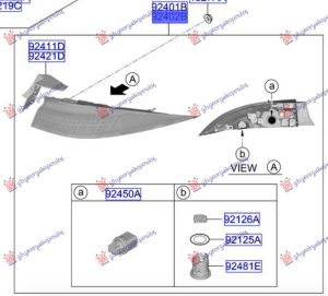 TAIL LAMP OUTER LED (O)