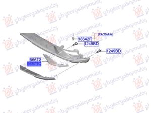 REAR BUMPER MOULDING (O)